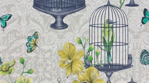 Orangery Pale Sage-Yellow-Kiwi W7141-03